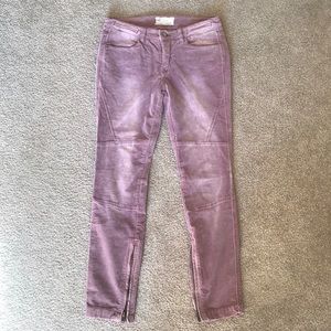Free People pink corduroy jeans